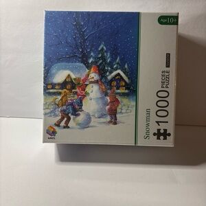 INC International Concepts Snowman 1000-Piece Puzzle - Blue and White